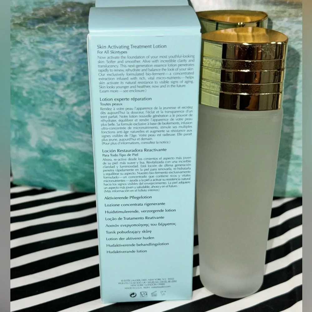 NWT NIB Set of 2 Estee Lauder Micro Essence Skin Activating Treatment Lotion - Picture 7 of 9